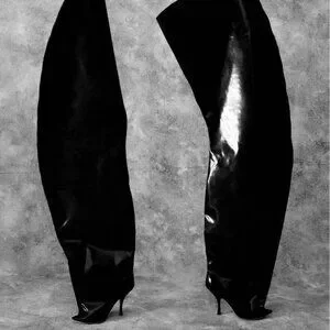 Y/Project | Shoes | Yproject Tubular Scrunch Boots Patent Leather